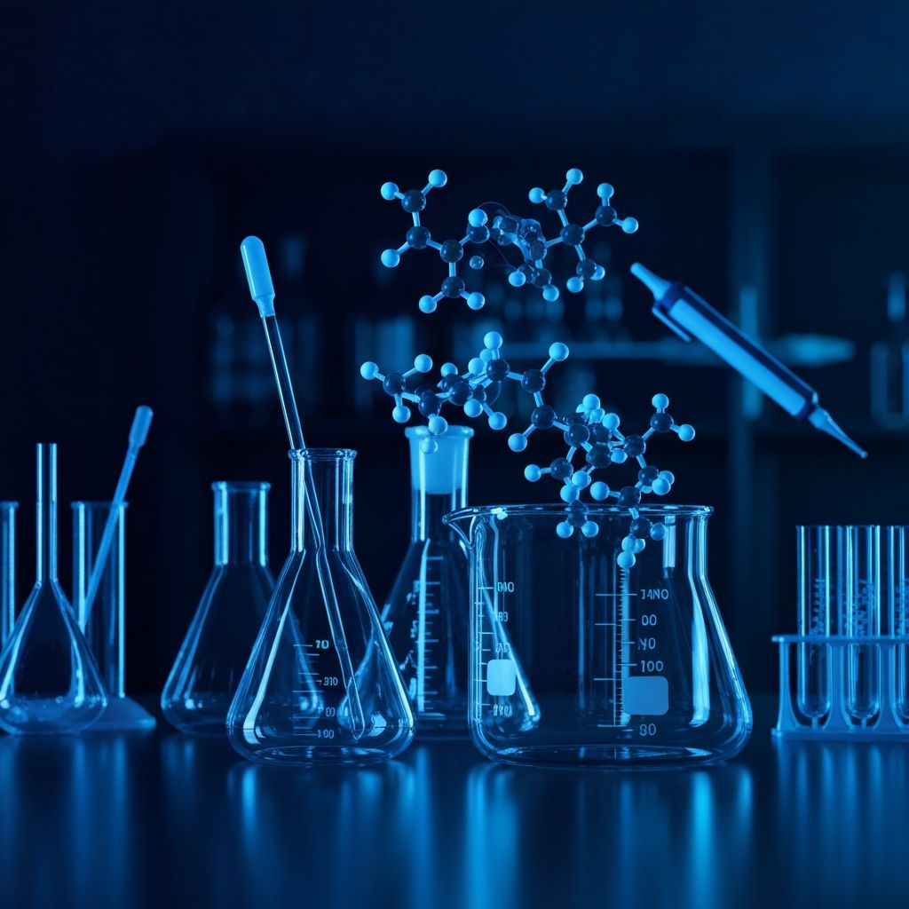 Wissenschaftliche Laborausrüstung zur Analyse von Makronährstoffen und Molekularstrukturen